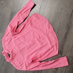 Banana Republic Quinn Boy Fit Button Down Shirt Size Small